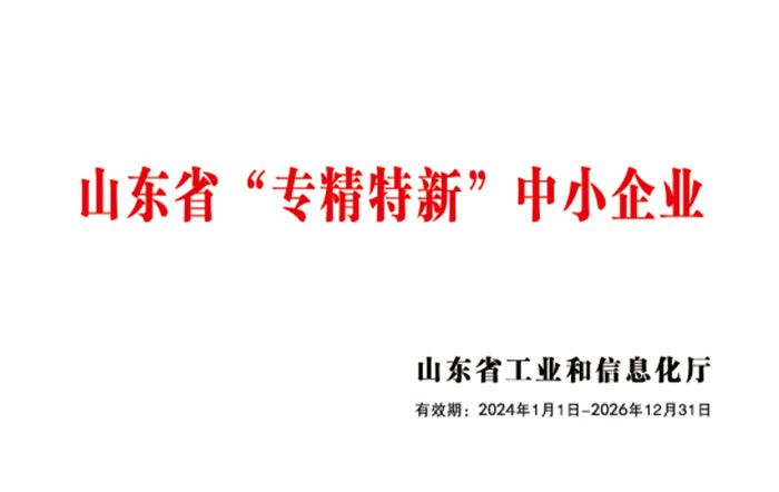 2024年山东省专精特新中小企业